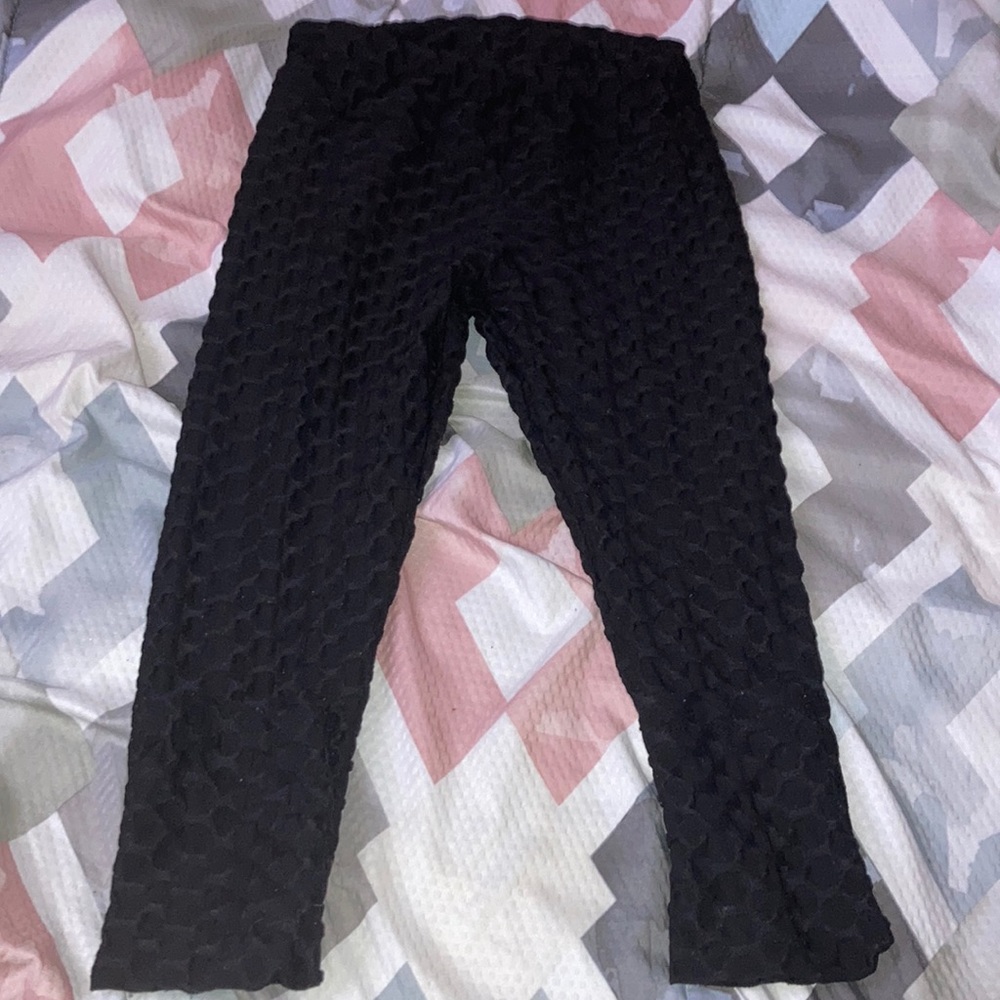 Hot Kiss textured leggings